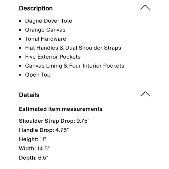 Dagne Dover Canvas Tote - Picture 9 of 9